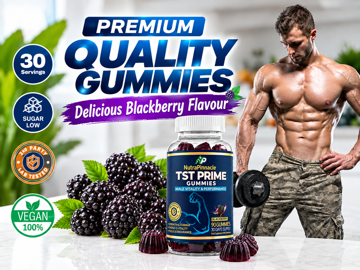 Muscle Prime Creatine Gummies – Creatine Monohydrate, L-Taurine, Vitamin D3 & B12 – Lean Muscle Growth, Performance & Recovery Support – 90 Gummies, 30 Servings